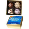 Premium Dessert Size Gourmet Four Truffle Gift Packs